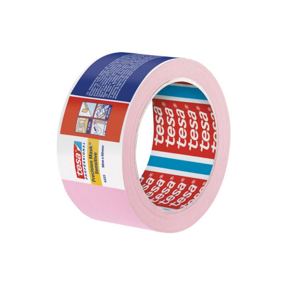 ESPACE-BRICOLAGE Ruban de masquage tesa - 50m x 50mm - rose