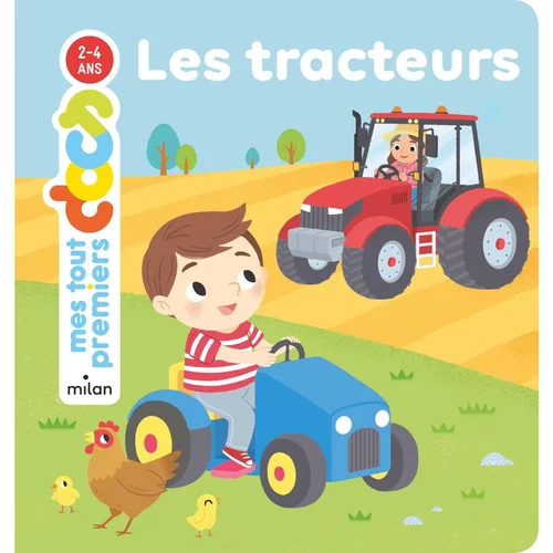 Solution pour le jardin：Tt premiers docs “Les tracteurs” Éditions Milan