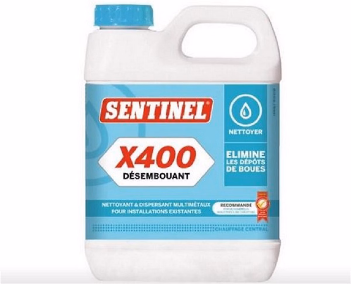 Désembouant X400 – Bidon 1L, ref :X400L, 12X1L, FR