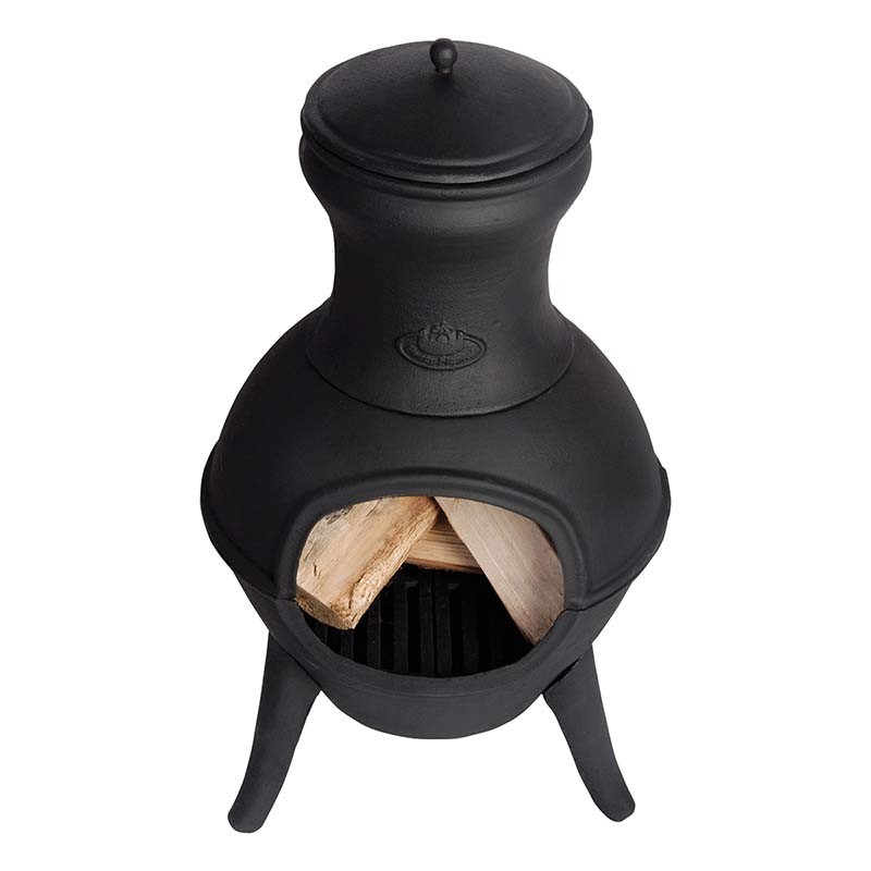 Chauffe-terrasse en fonte 70 cm - Brasero de jardin