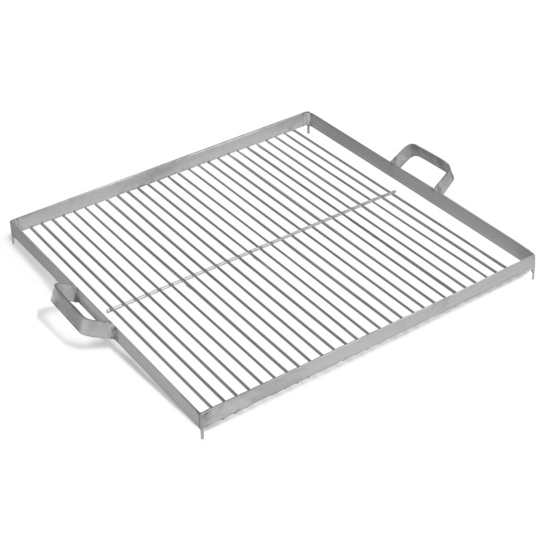 Grille de cuisson en acier inox 58x58 cm pour Brasero 80 cm et 70x70cm - Réf 1112267