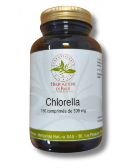 Herboristerie de paris Chlorella Minuscule Algue d'eau douce 180 comprimés
