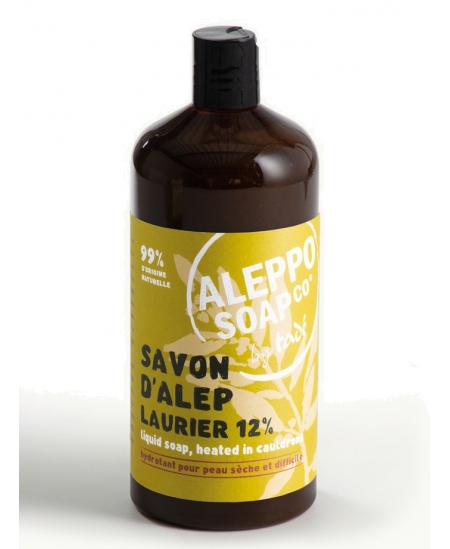 Tadé - Savon d'Alep liquide Olive et 12 % Laurier - Recharge 1 L
