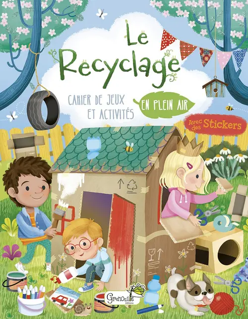 Jardin adapté：Livre cahier de jeux et activités "Le recyclage" aux Éditions Artemis