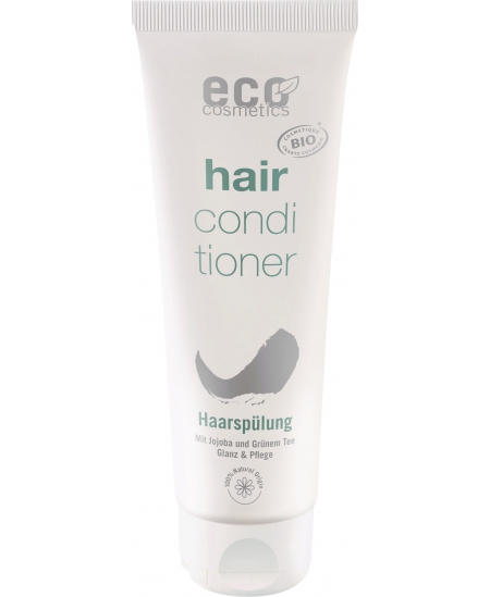 Eco Cosmetics - Après shampooing Brillance Jojoba et thé vert - 125 ml