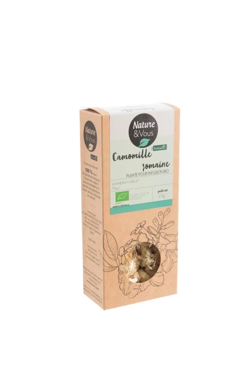 Choix pour le jardin：Infusion bio camomille romaine fleur Nature & Vous – 20 g