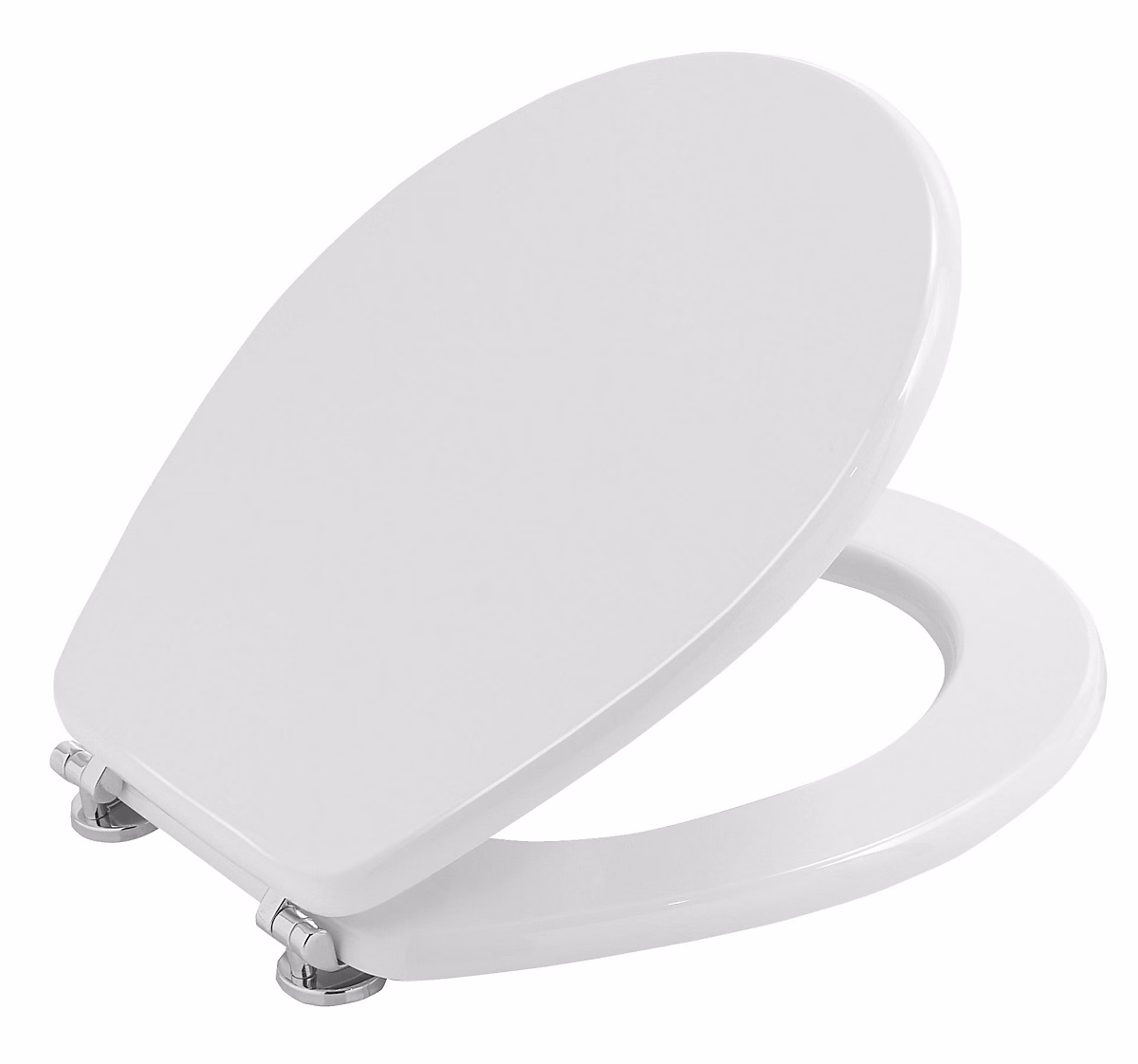 Abattant De Toilette En Mdf Blanc Brillant Compatible Avec Cuvette Wc Victoria – Réf. PDLMMKBNQ7529998153