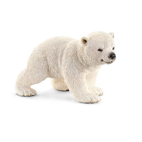 À découvrir pour le jardin：Figurine d'ourson polaire blanc en marche Schleich Animaux sauvages - 6,5 x 4 cm
