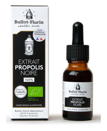 Ballot Flurin - Extrait Liquide de Propolis noire - 15 ml