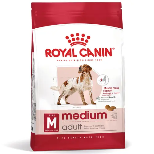 Pour tous les jardins：Croquettes pour chien adulte de taille moyenne Royal Canin Medium Adult - 3 kg