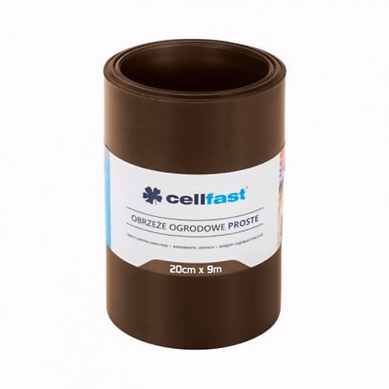 Bordure de jardin -rouleau de 9m20cm – Marron, Cellfast