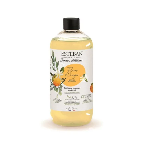 Espace vert moderne：Recharge Fleurs d'oranger pour bouquets parfumés Esteban - 500 ml