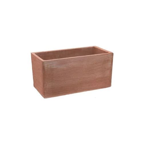 Un choix malin pour l’extérieur：Jardinière Moderne de 13,5 L en terre cuite 38 x 19 x 19 cm