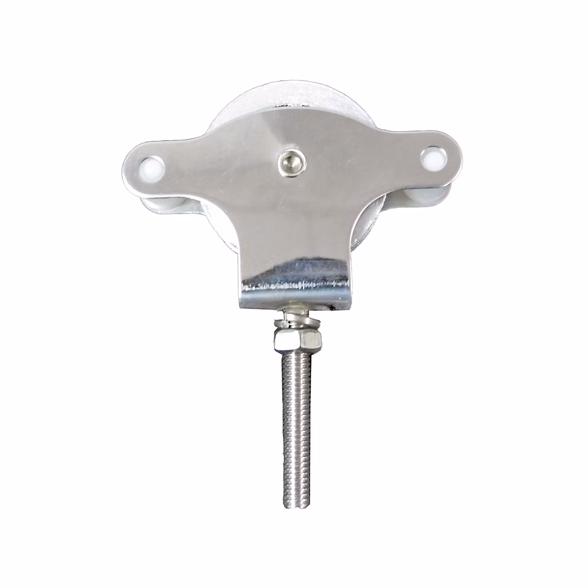 AMIG – Poulie métallique 20 INOX., M6 × 40 mm, Acier inoxydable AISI 304, Mat