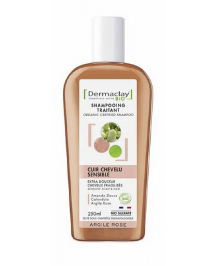 Dermaclay - Shampoing bio Cuir Chevelu Sensible - 250ml