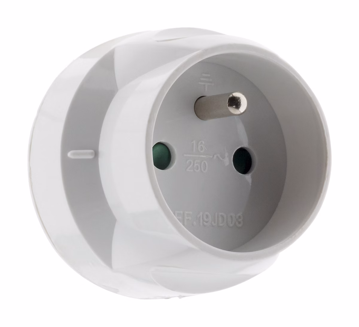 Adaptateur prise mâle 20A vers prise femelle 16A – Zenitech