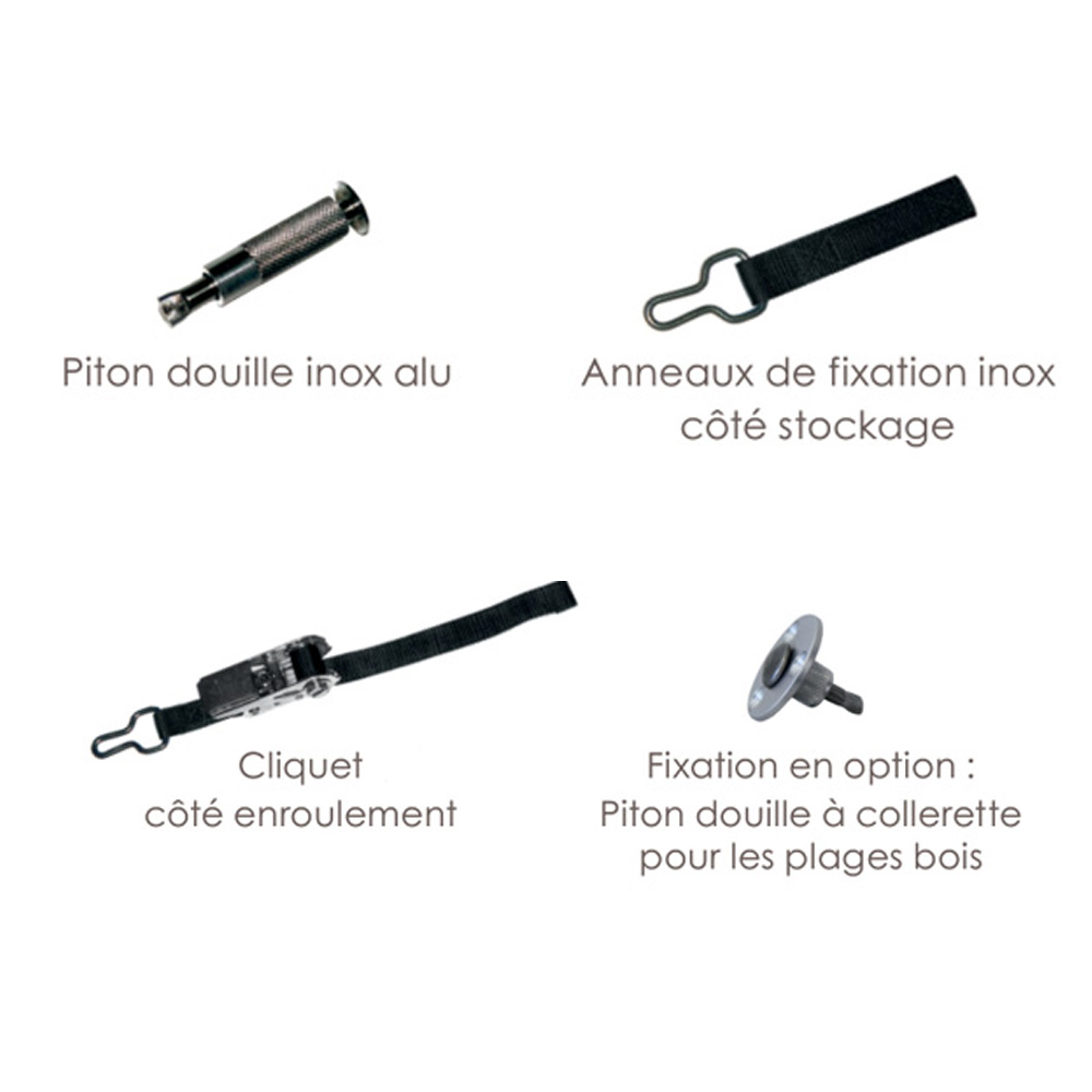 Bâche à barres sur mesure Securit Excel Discover APF