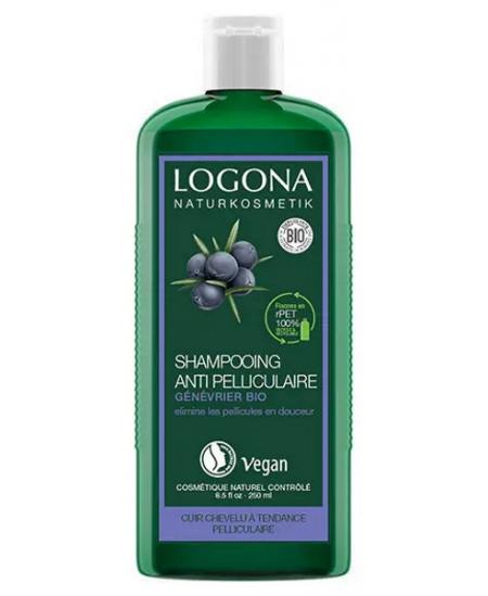 Logona - Shampooing antipelliculaire au genévrier - 250 ml