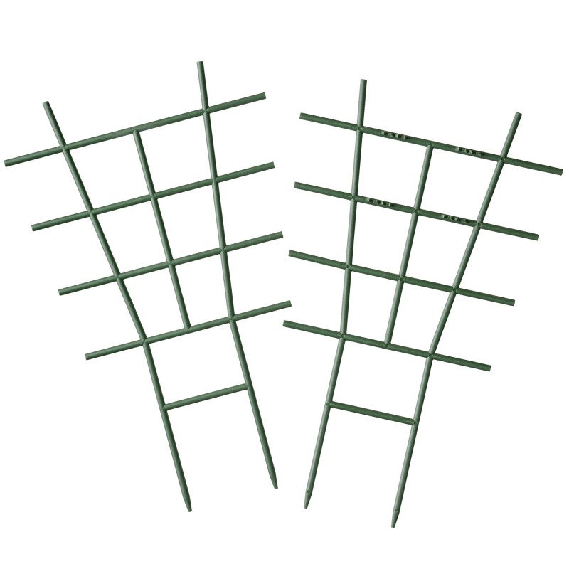 Tuteurs échelle vert - Support pour plantes grimpantes