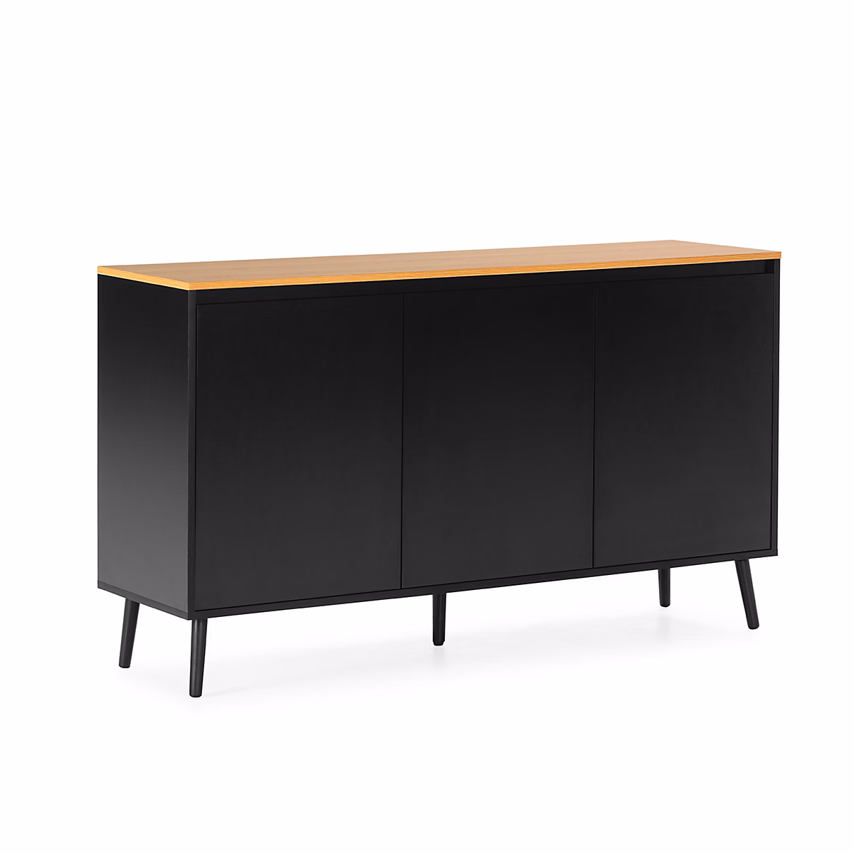 Meuble – Buffet Desi 3 portes couleur Noir