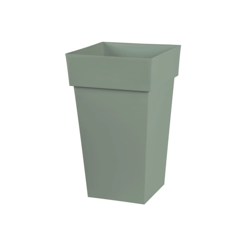 POT CARRÉ HAUT 39CM VERT LAURIER EDA® TOSCANE