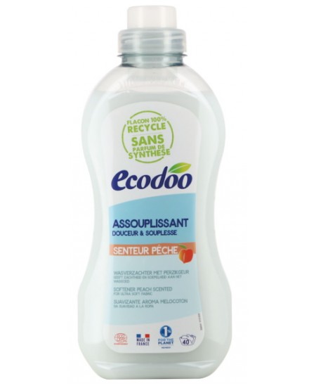 Ecodoo - Assouplissant senteur pêche - 1L