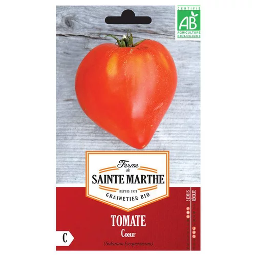 Idée extérieur：Graines de tomate Cœur bio en sachet La ferme de Sainte Marthe - graines à semer 50 g