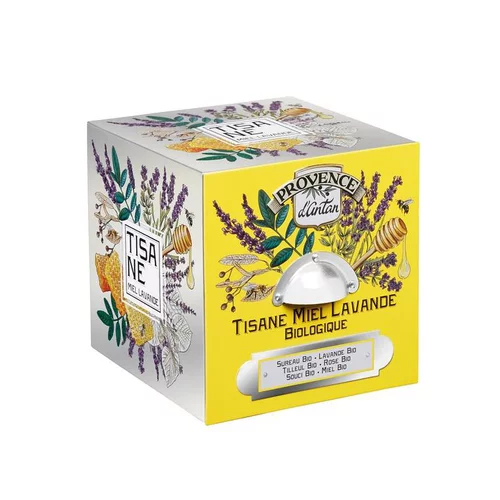 Jardin adapté：Tisane au miel et à la lavande bio 36 g