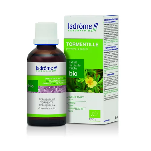 Pour organiser vos extérieurs：Tormentille extrait de plantes fraîches bio Ladrôme - 50 ml