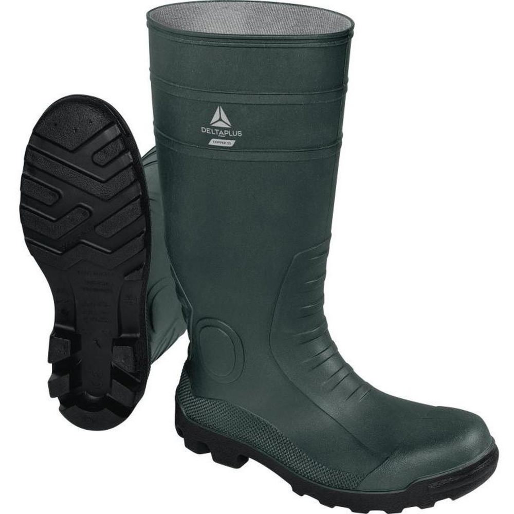 Delta Plus Botte de sécurité PVC COPPER S5 SRA vert P40 DELTA PLUS COPPES5VE40
