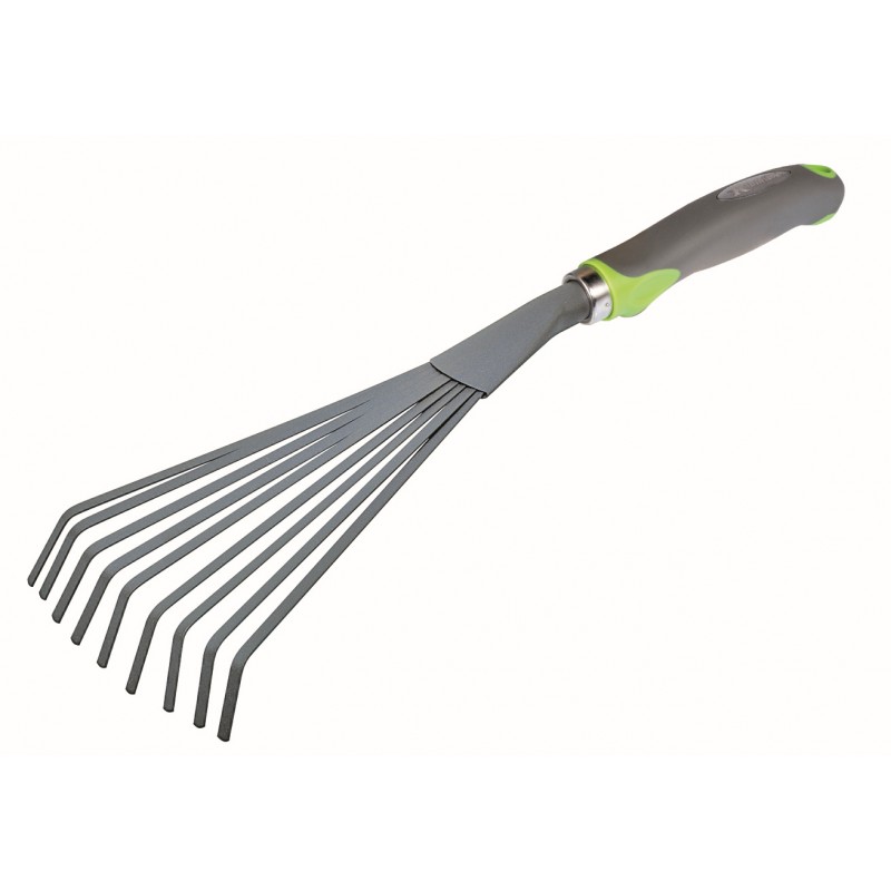 Balai à feuilles petit modèle - Manche bimatière ergonomique