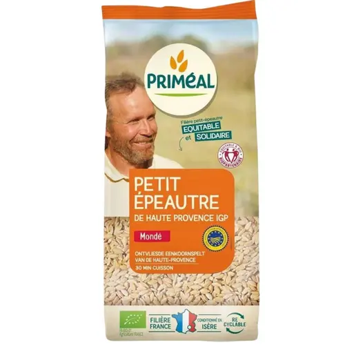 Le compagnon de vos extérieurs：Petit épeautre de haute Provence mondé bio Priméal - 500 g
