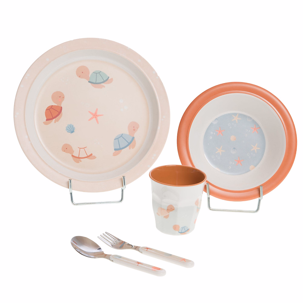 Vaisselle – Coffret déjeuner 5 pièces Lulu la Tortue