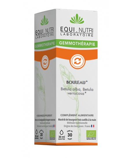 Equi - Nutri - Bouleau bio Flacon compte gouttes - 30 ml