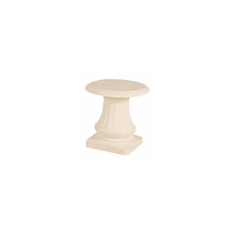 Tabouret socle carré