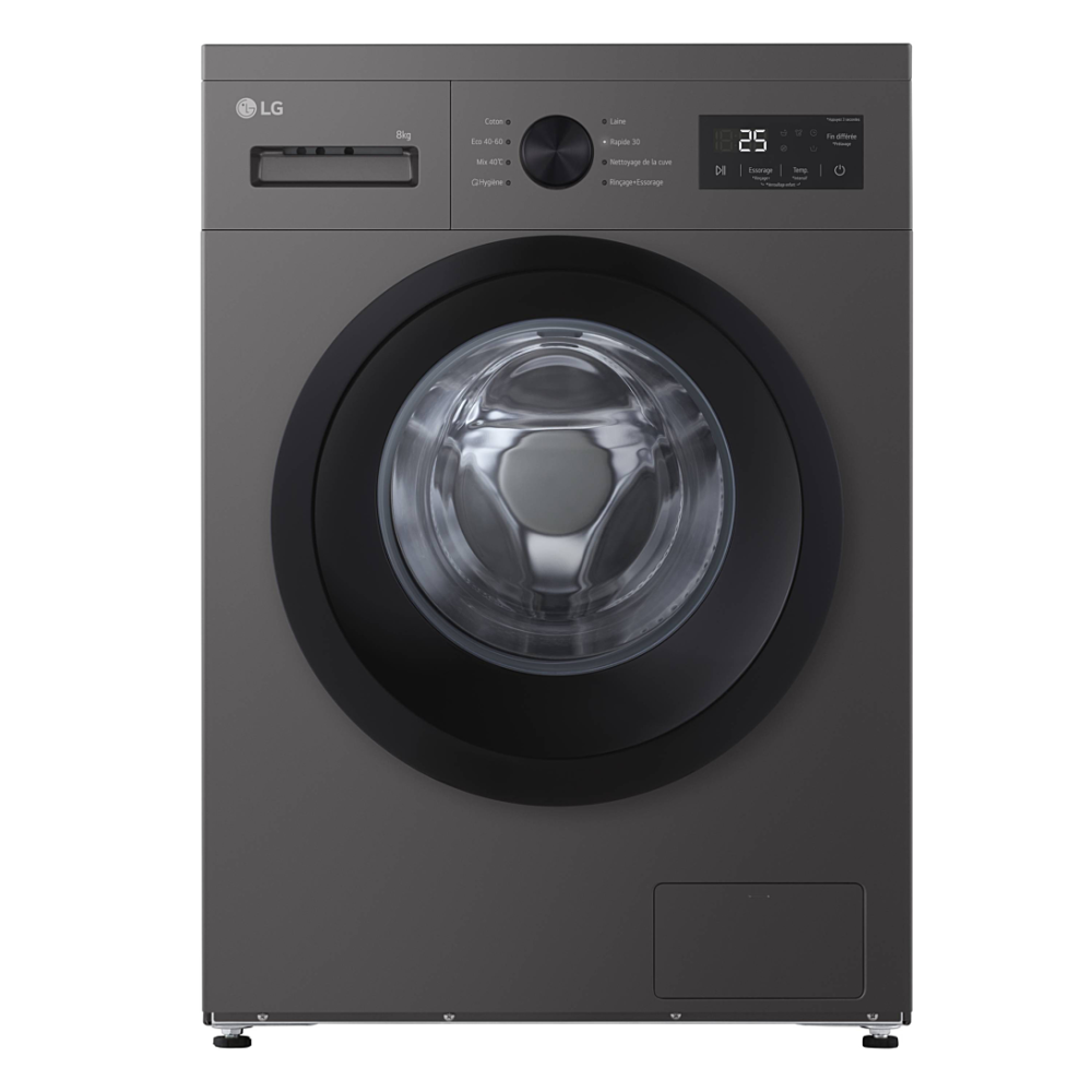 Lave-linge 8 kg 1400 tours F84N14SLS - LG