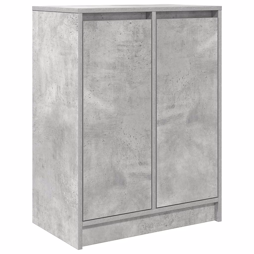 Buffet gris béton 57 × 34 × 76 cm bois d'ingénierie vidaXL