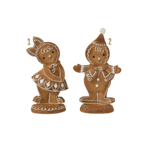 FIGURINE PAIN D'ÉPICE EN RÉSINE