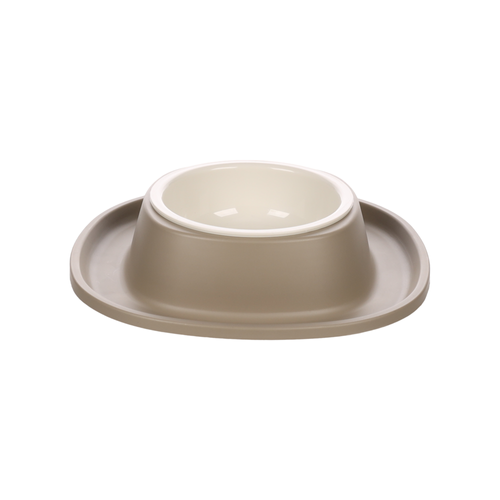 GAMELLE POUR LA NOURRITURE ET L'EAU ILKO FLAMINGO® - TAUPE - 200ML