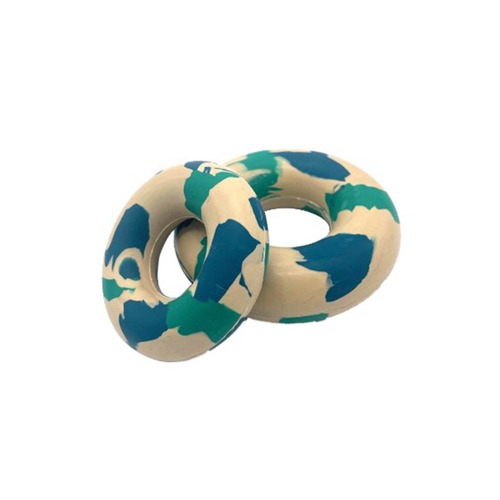 JOUET POUR CHIEN BUBIMEX® ANNEAU BAGEL - BLEU - L