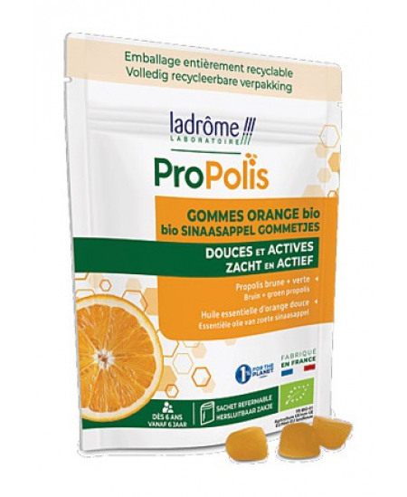 Ladrome - Gommes Propolis et Orange - 45 gr