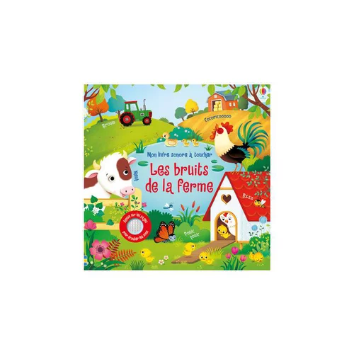 Idée simple：Livre sonore "Les bruits de la ferme", Ed USBORNE