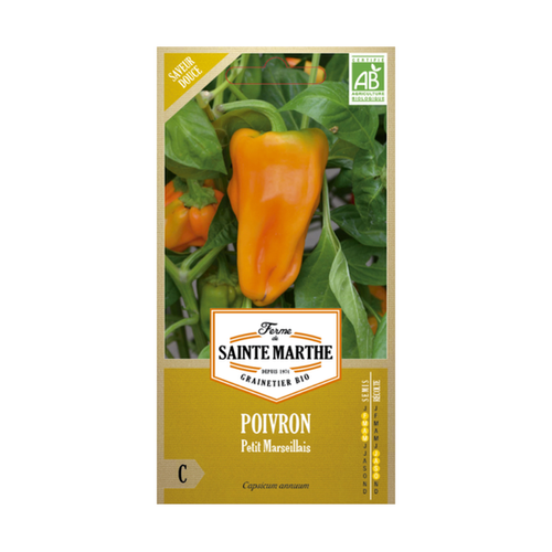 GRAINES POIVRON PETIT MARSEILLAIS BIO