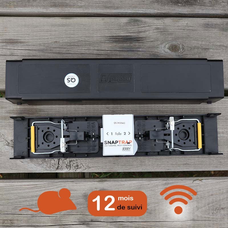 Piège à souris Wifi + 1 an de suivi en ligne - MouseControl Wifi