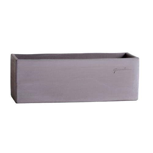 JARDINIÈRE CONTEMPORAINE GOICOECHEA® - 54CM X 20CM X H19CM - GRISÉ