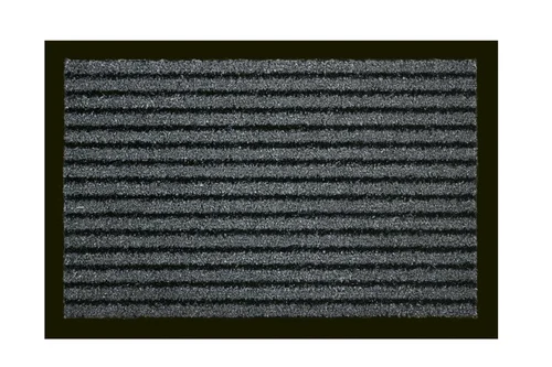 Tendance au jardin：Tapis absorbant et grattant gris Sweetsol - 90 x 60 cm