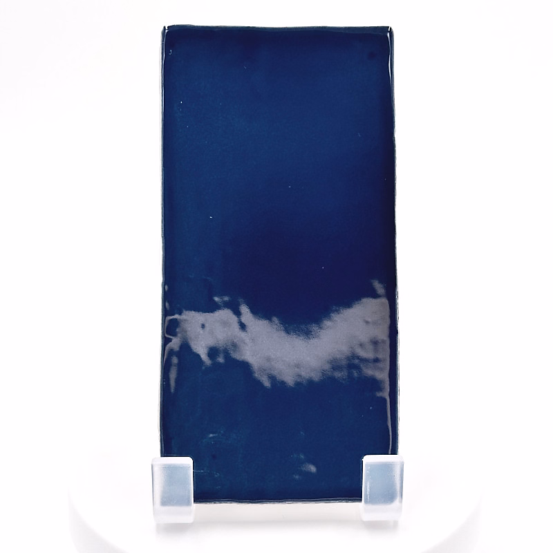 Carrelage mur effet zellige bleu 7 – 5 × 15 cm MANACOR OCEAN BLUE