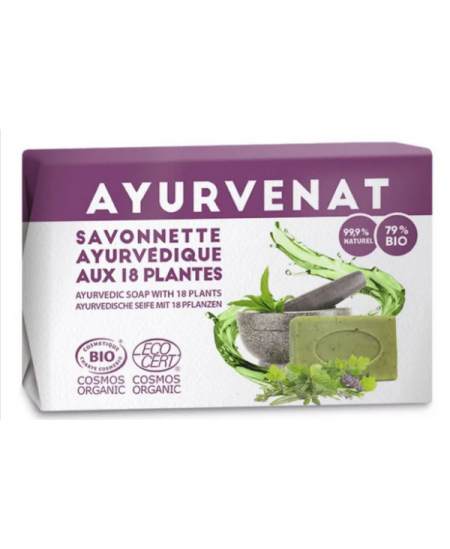 Oleanat - Savonnette ayurvédique aux 18 plantes - 100 gr