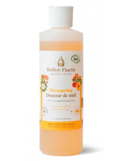 Ballot Flurin - Shampoing familial douceur de miel 30% de miel Grand cru - 250 ml