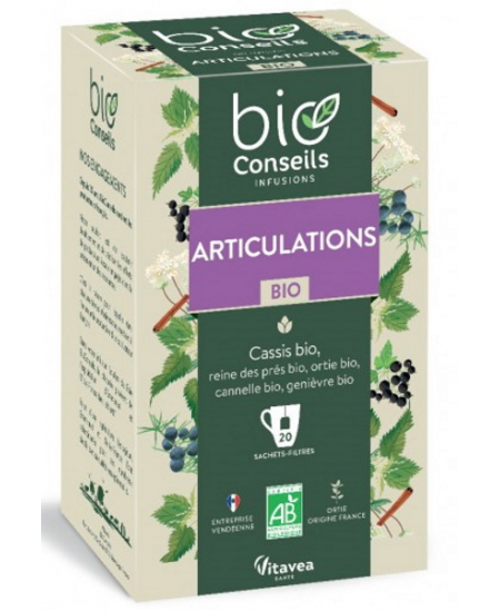 Bio Conseils - Infusion Articulations bio - 20 sachets